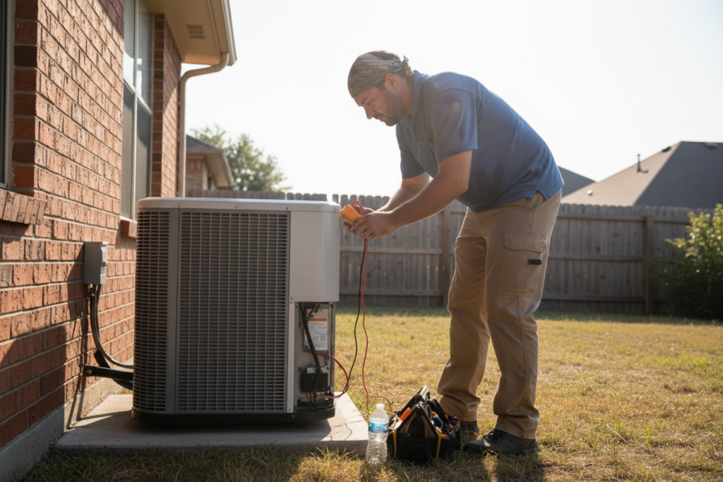 Emergency Installation in Extreme Heat