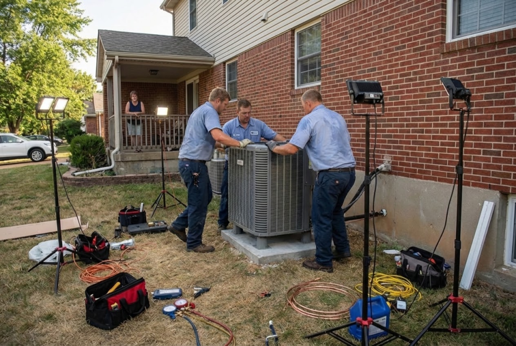 Emergency Heat Pump Installation in Oakville