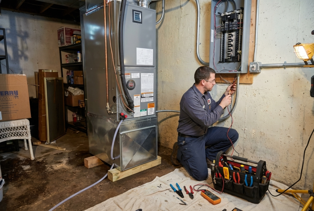 Electric Furnace Installation in Oakville